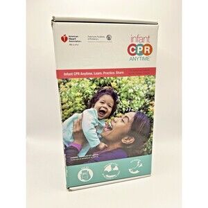 American Heart Association Infant CPR Anytime Kit Inflatable Manikin Latex free